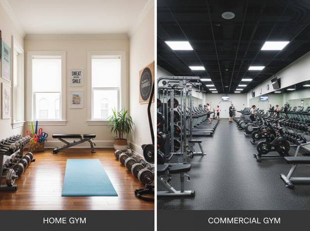 Home Gym vs Commercial Gym: Which One is Right for You? | Gymnity