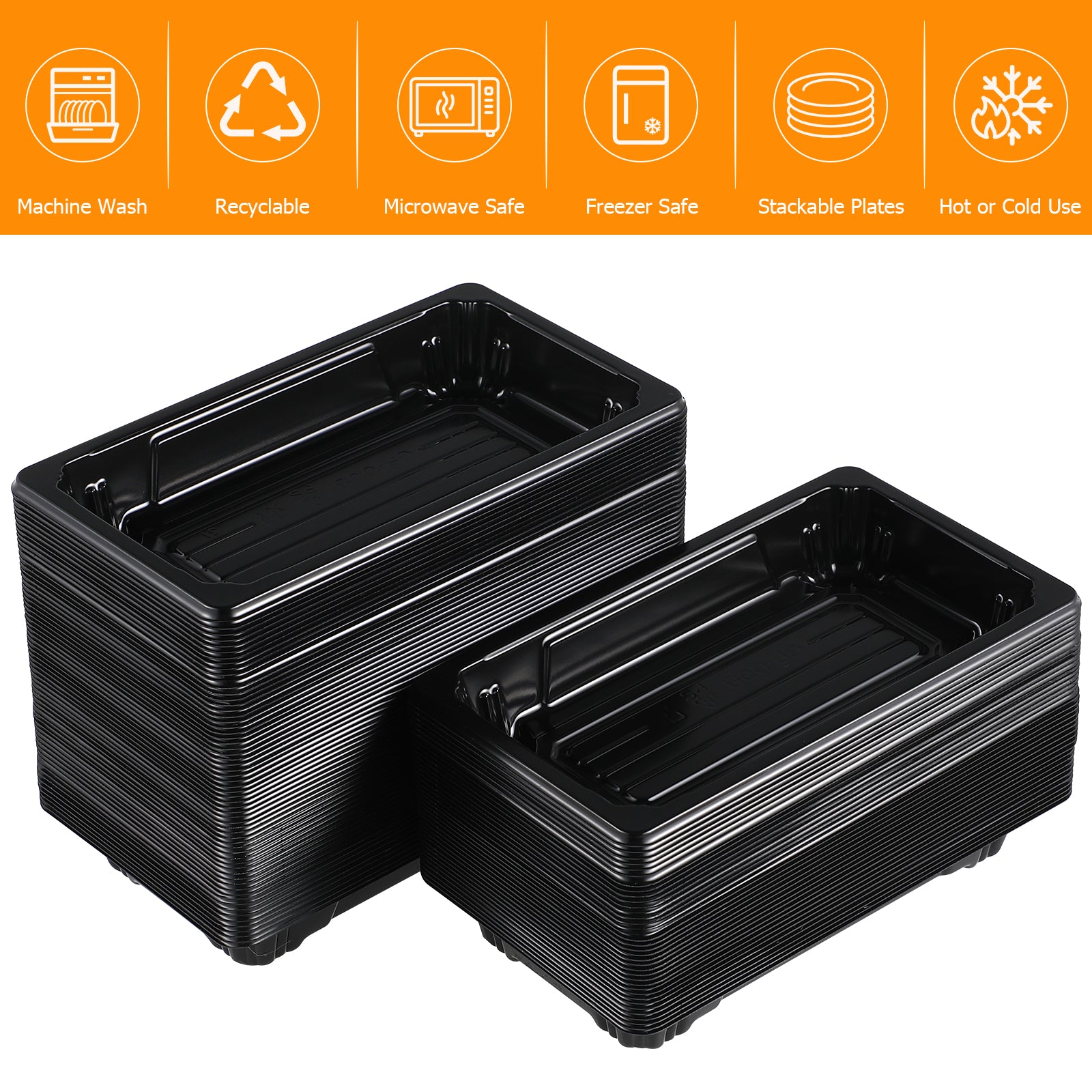 100Pcs Sushi Box Disposable Packing