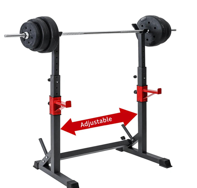 6-Level Adjustable Squat Rack