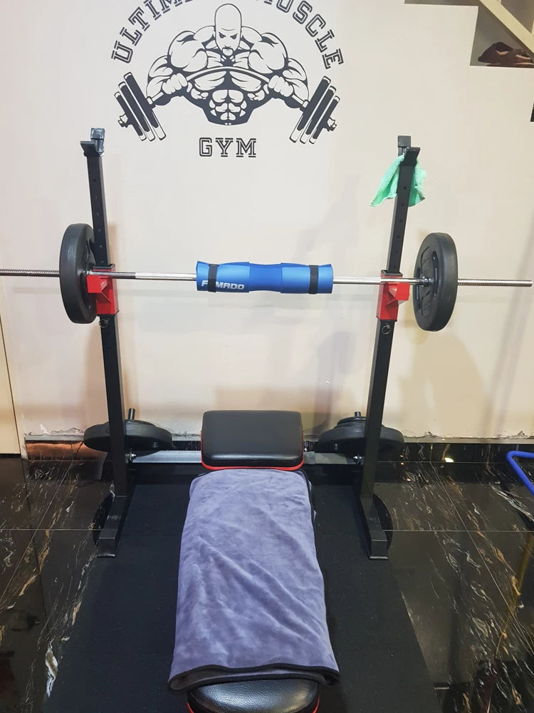 6-Level Adjustable Squat Rack