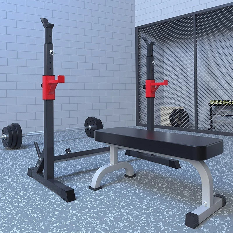 6-Level Adjustable Squat Rack