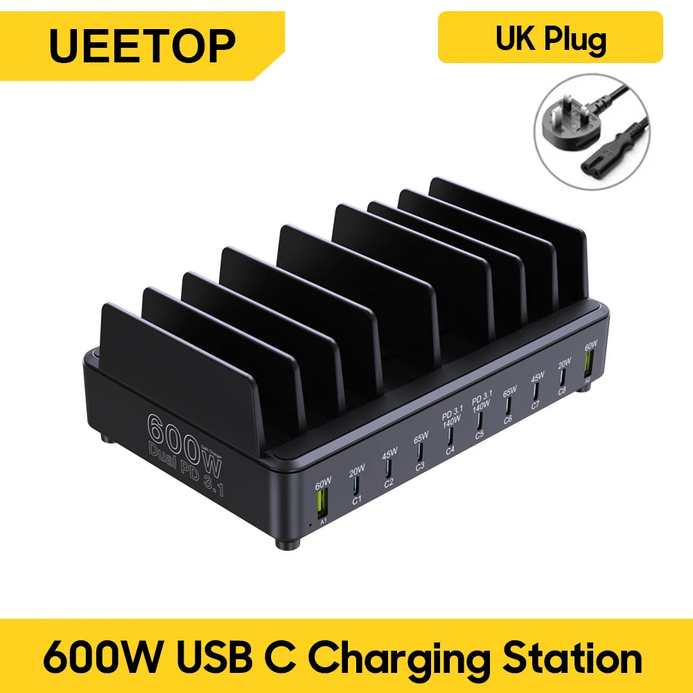 Ueetop 600W Multi USB Fast Charger