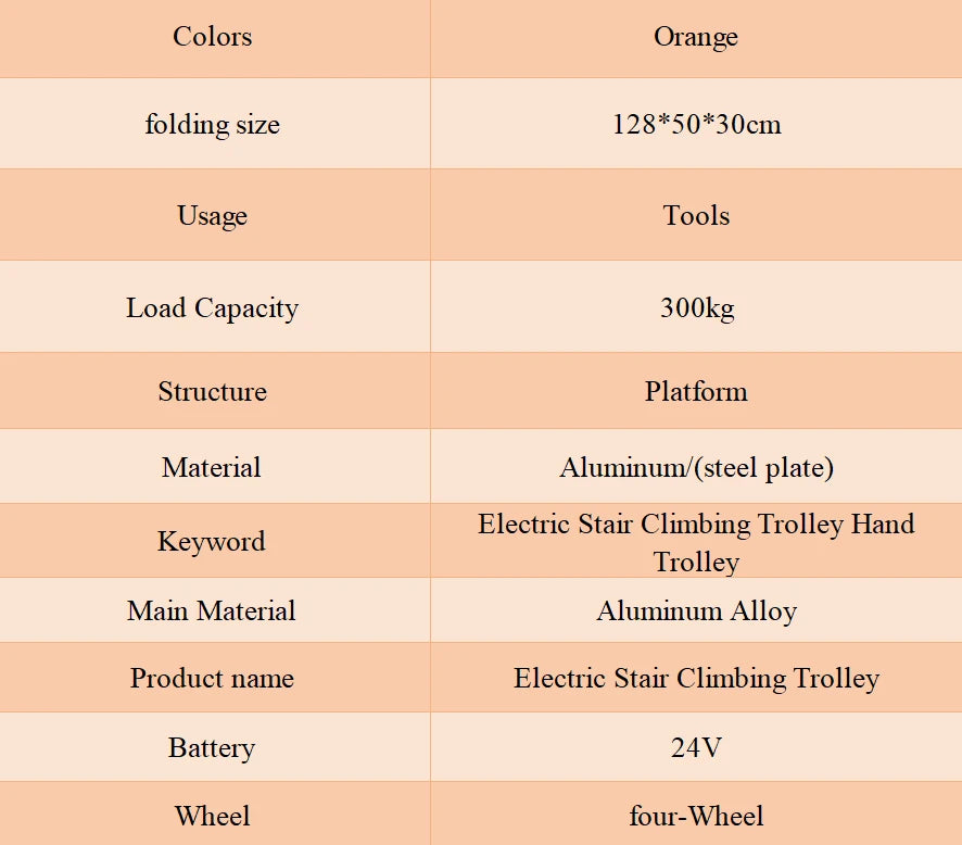 Electric Stair Transportation Aluminium