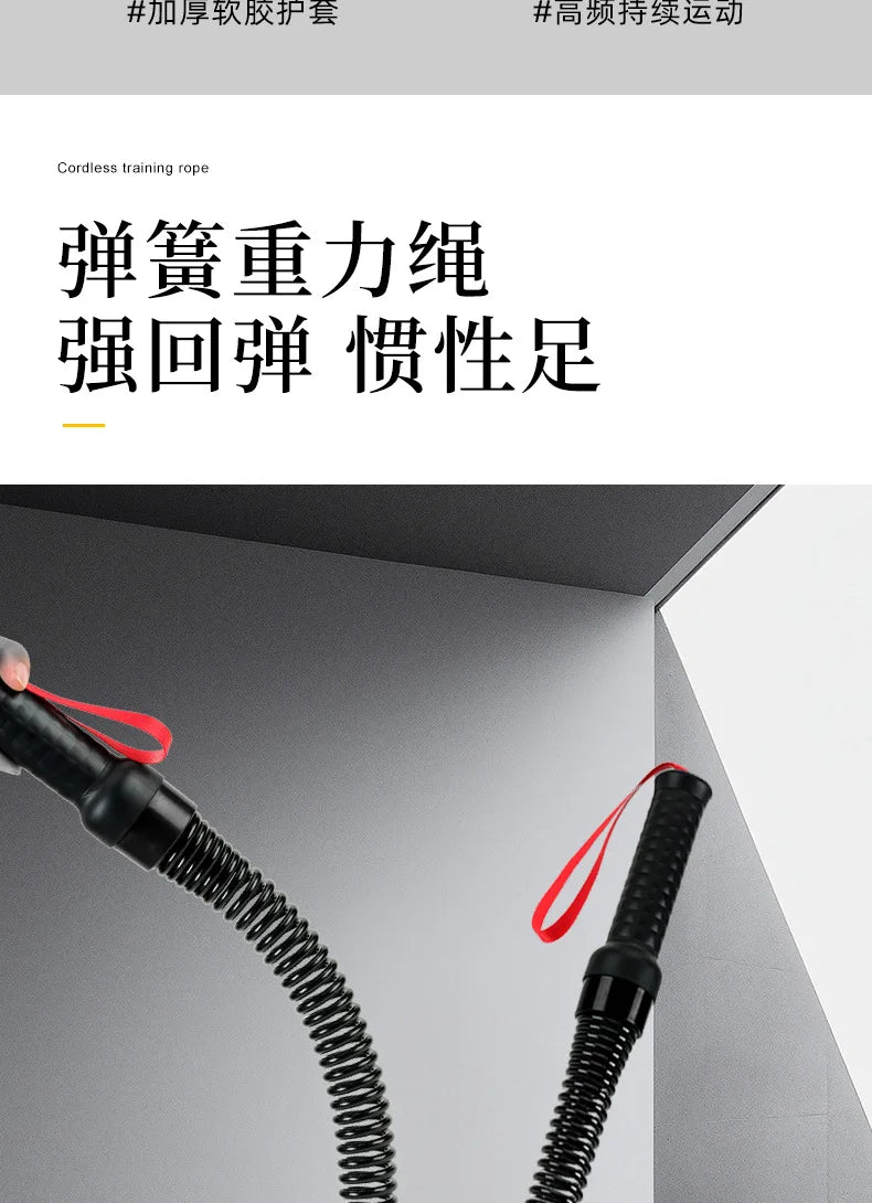 Multifunctional cordless battle rope