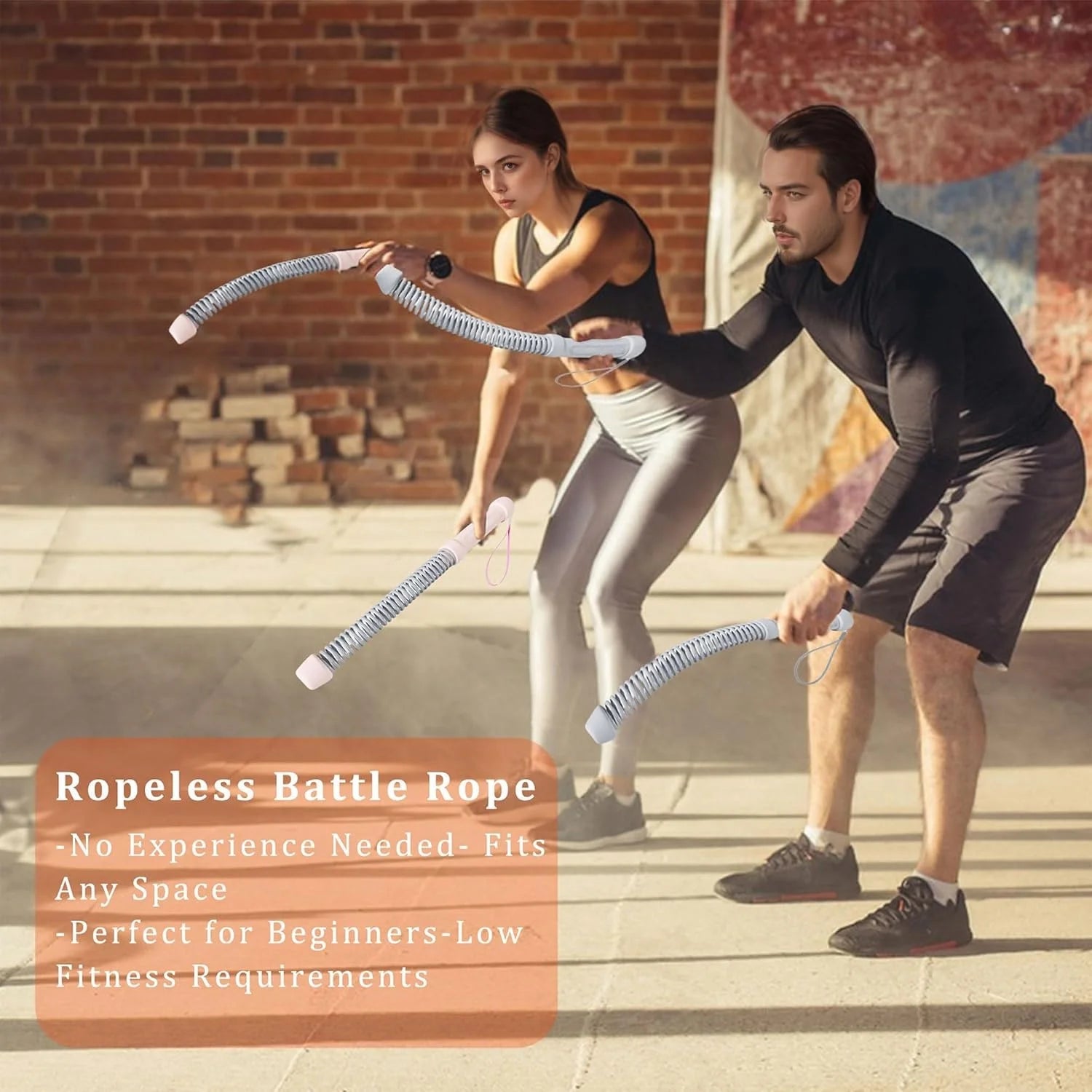 Ropeless Battle Ropes for Home