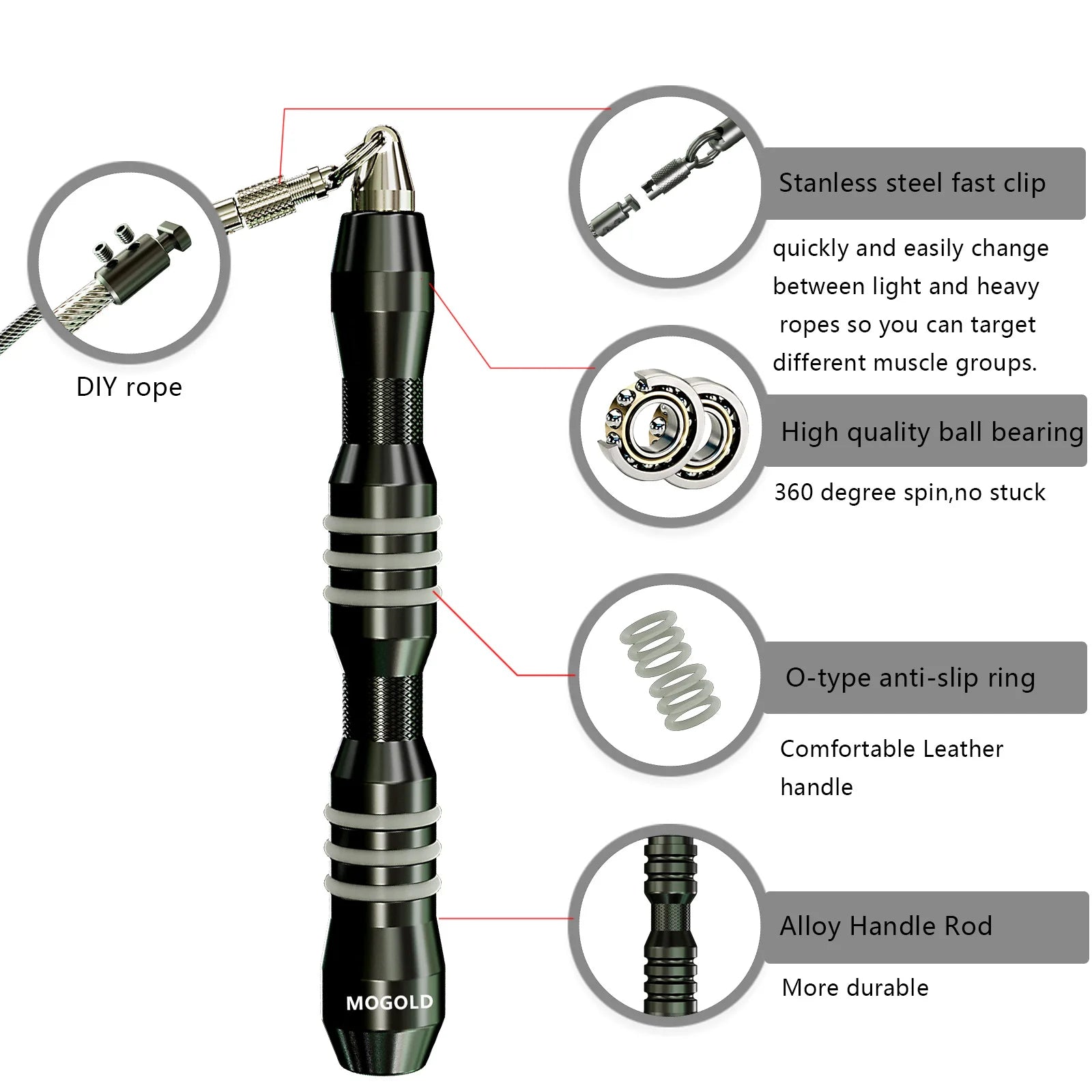 MOGOLD Jump Rope