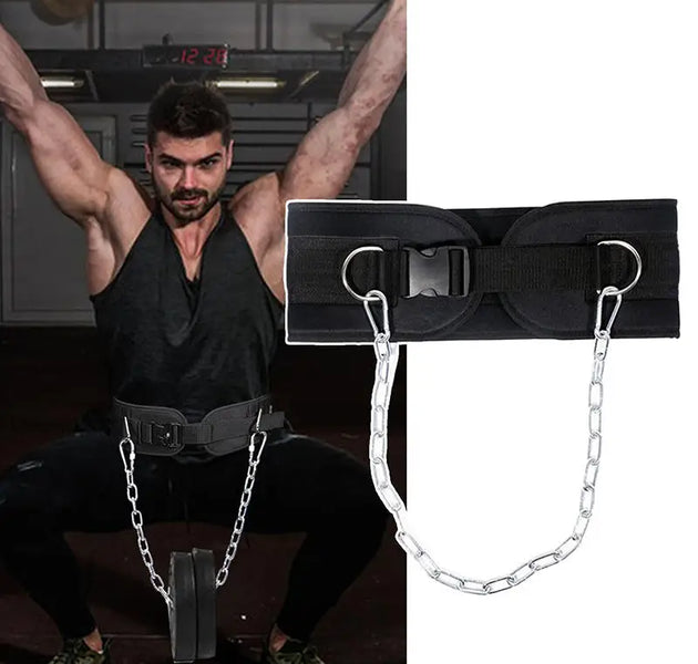 Pull Up Weight Belt Iron Chain
