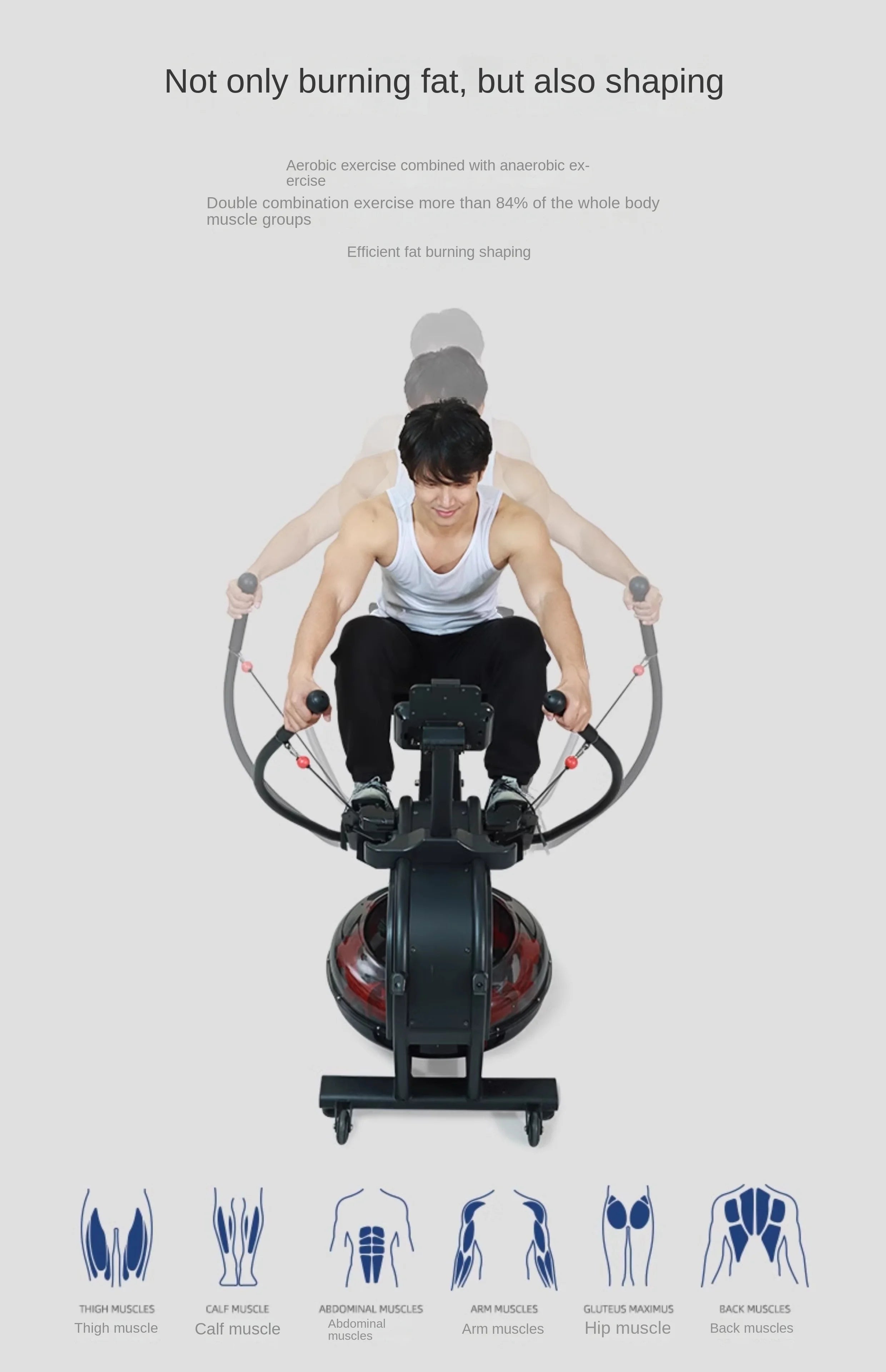 Home double paddle rowing