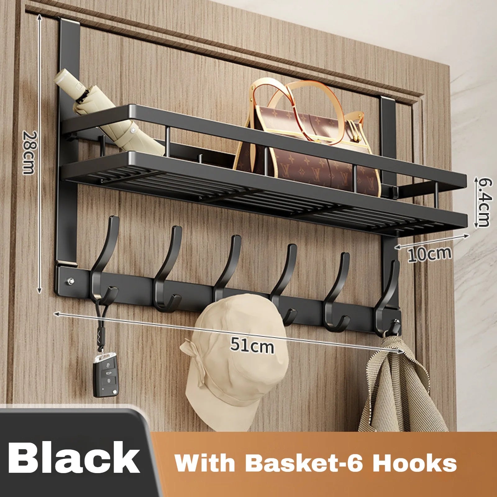 Easy-Install Over-The-Door Storage