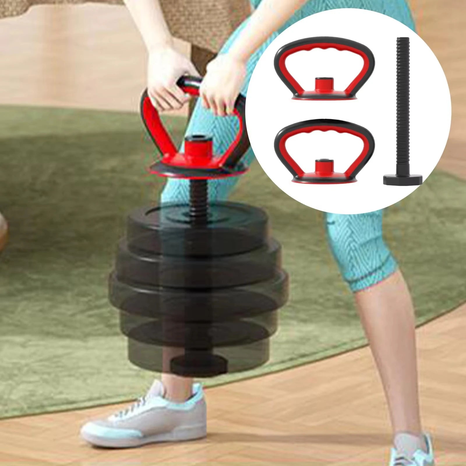 Adjustable Handle for Dumbbells
