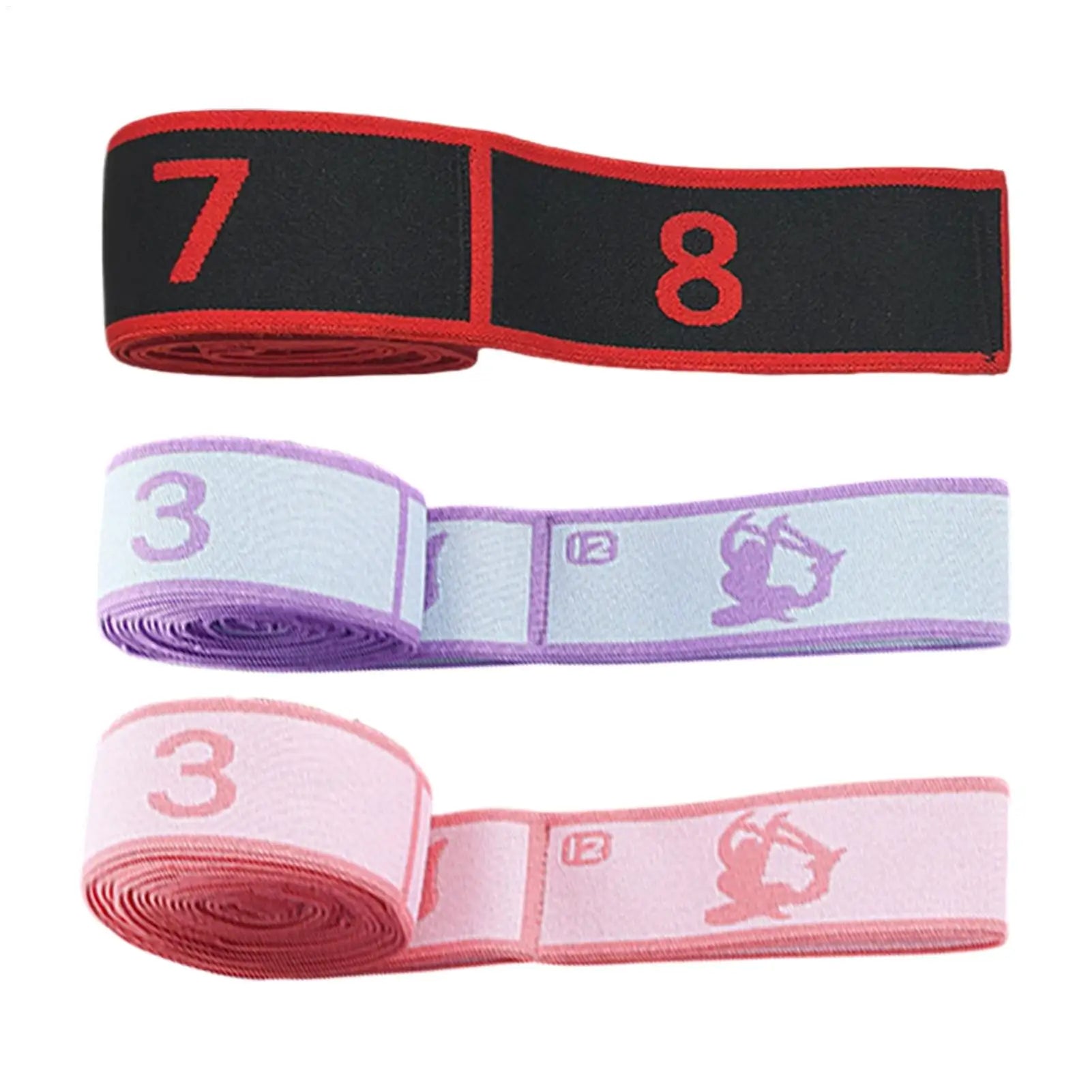 Numbered Fitness Resistance Band