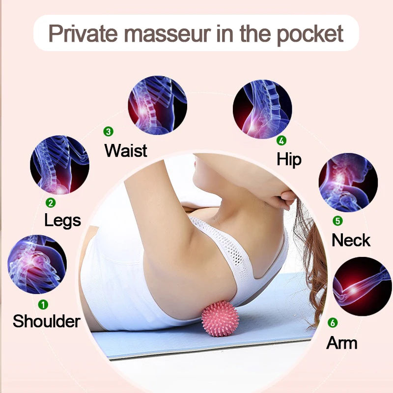 Foot massage ball with spikes