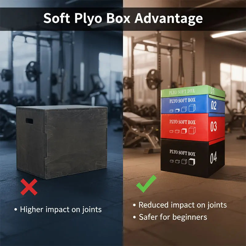 Foam Plyometric Jump Box 4 in 1