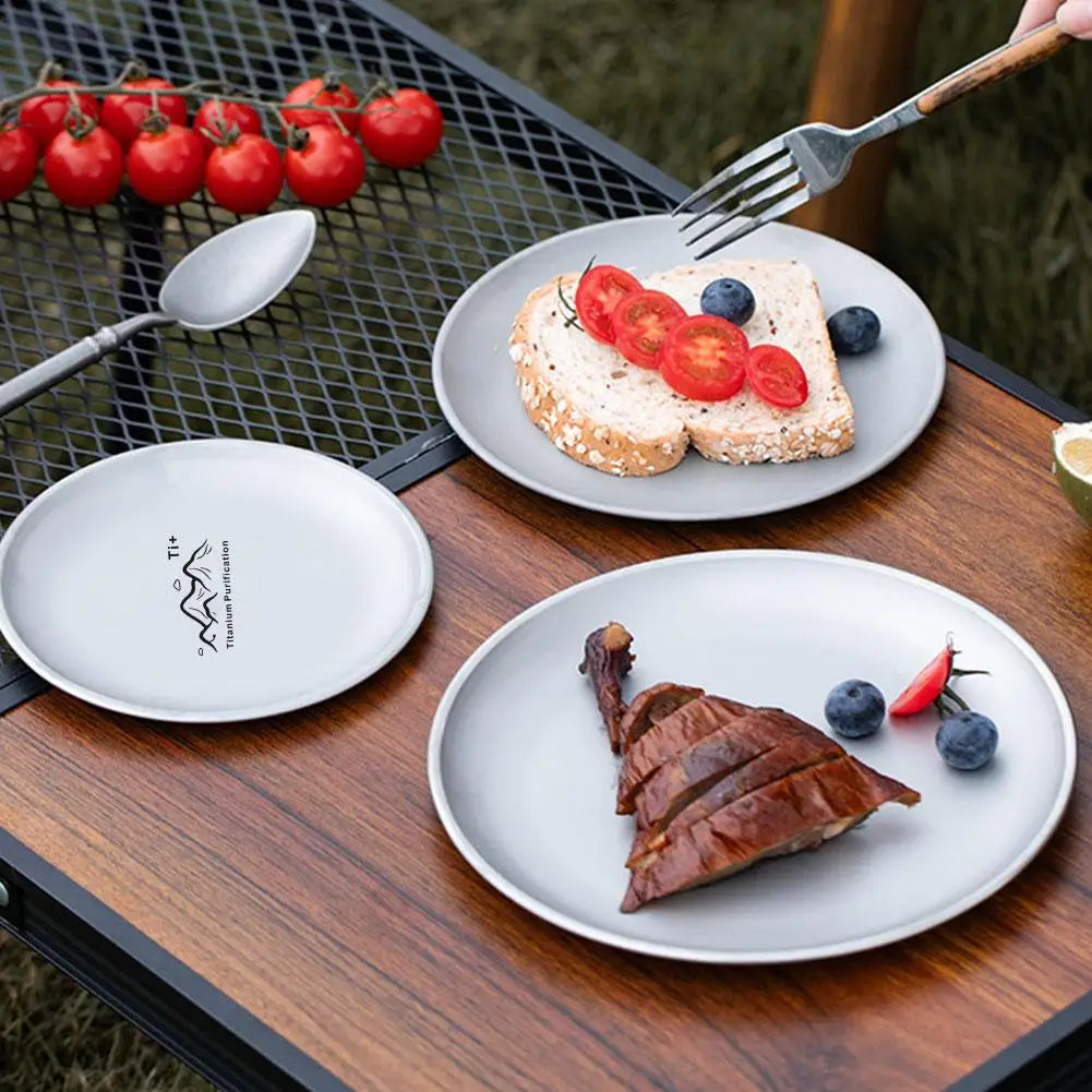 Titanium Camping Plate Multi-Purpose