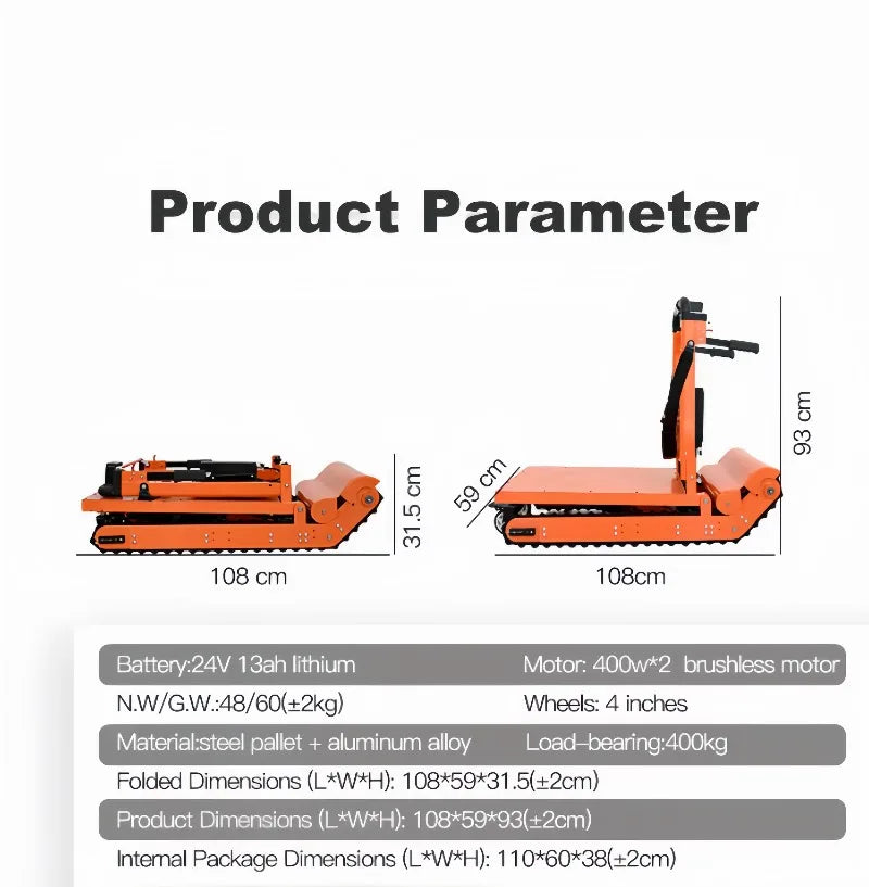 Electric Stair Transportation Aluminium