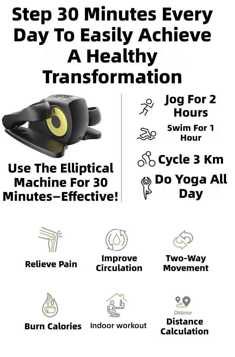 Home-use Compact Elliptical Trainer