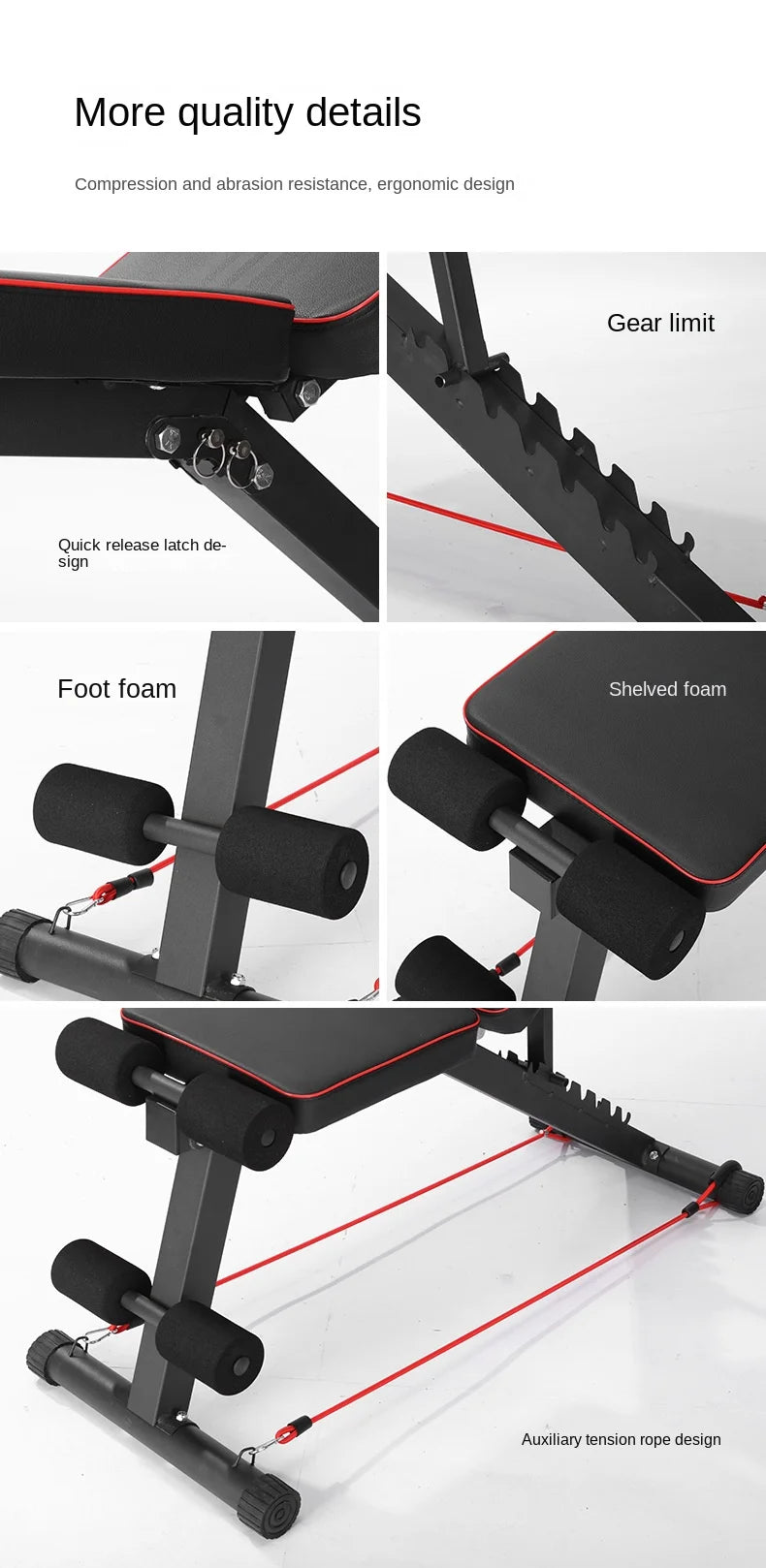 Cooya Folding Dumbbell Bench Fitness