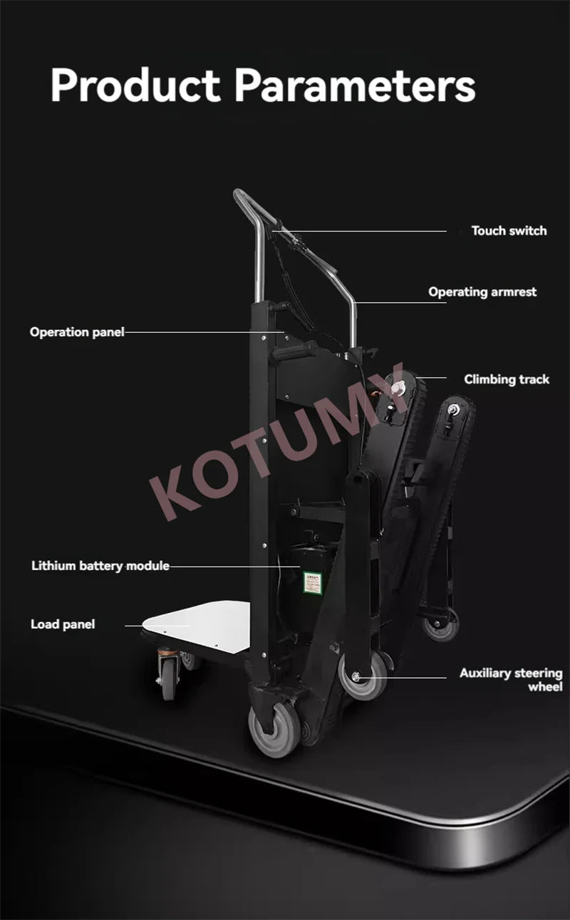 Silent Folding Electric Stair Climbing