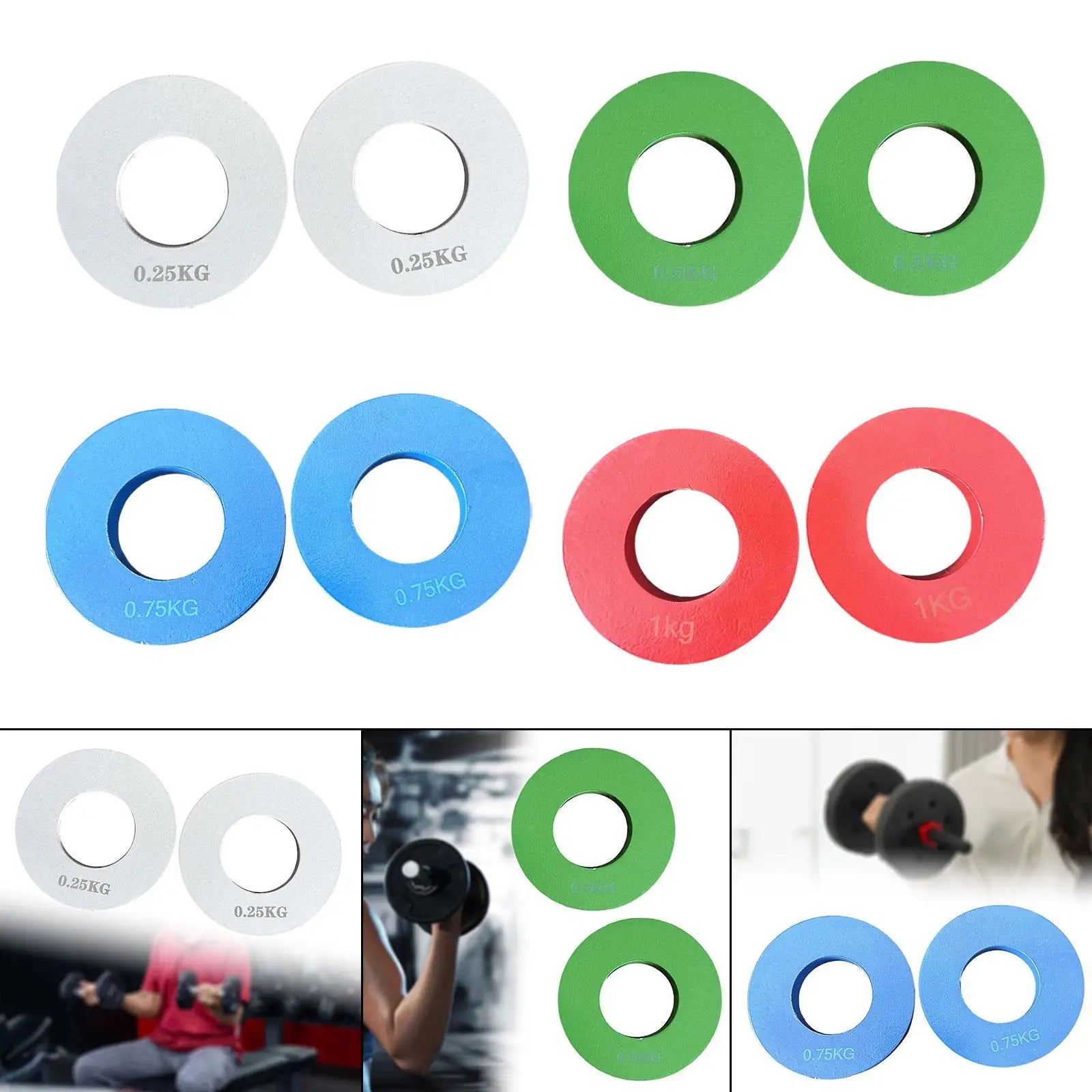 2 Pieces Barbell Plates Easy to Store