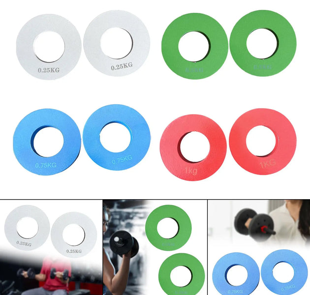2 Pieces Barbell Plates Easy to Store