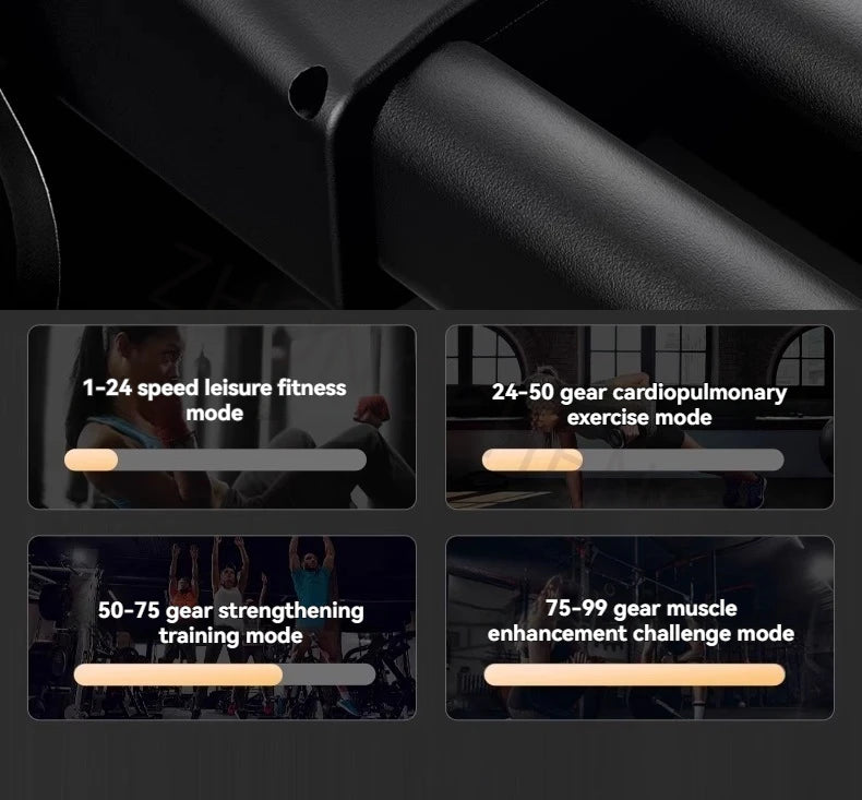 Magnetic-controlled silent rowing