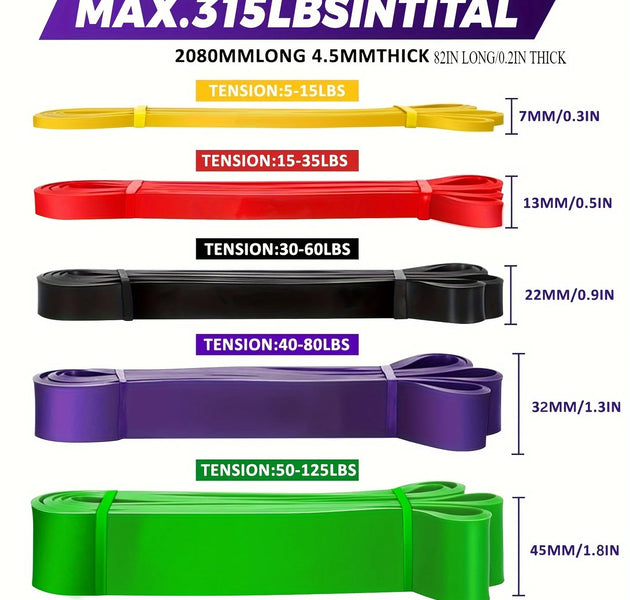 resistance Bands, Stackable TPE