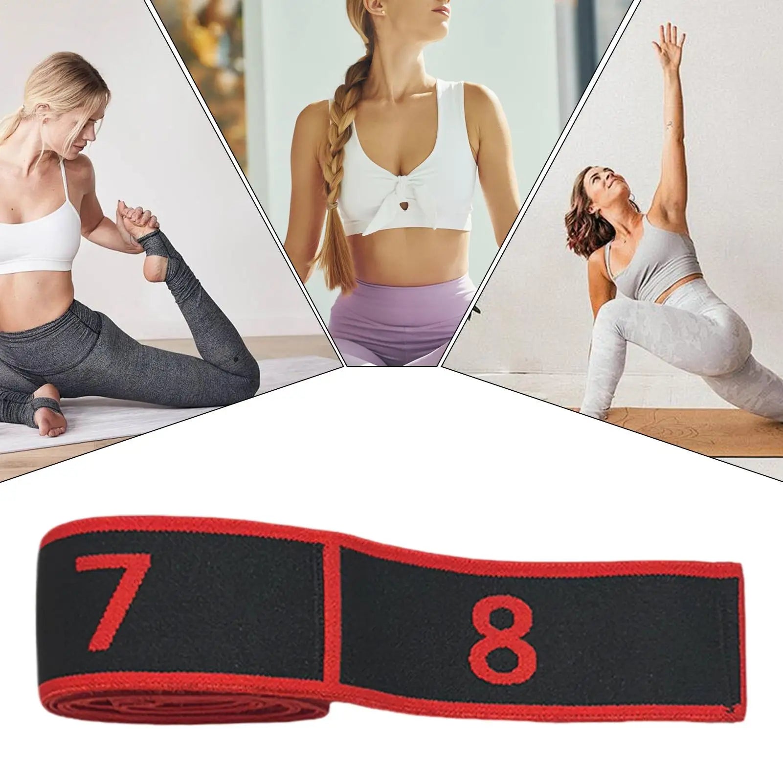 Numbered Fitness Resistance Band