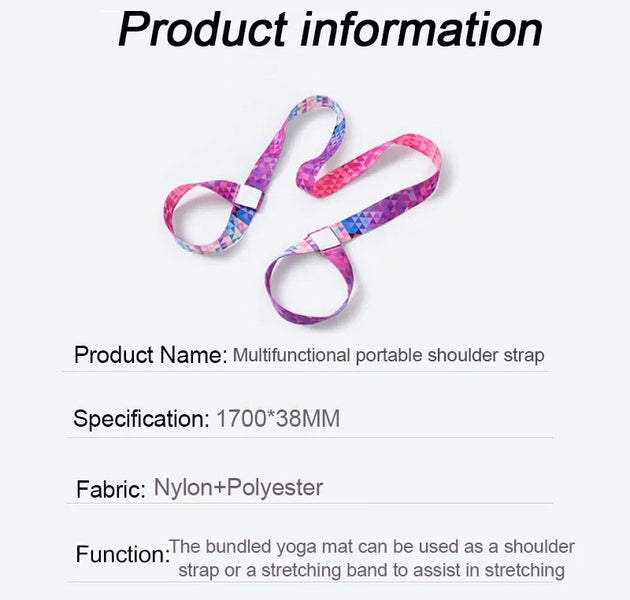 Pilates Elastic Yoga Strap Band