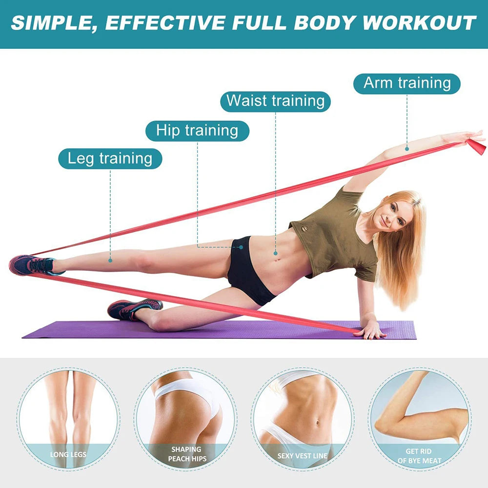 Yoga Sport Resistance Bands Pilates