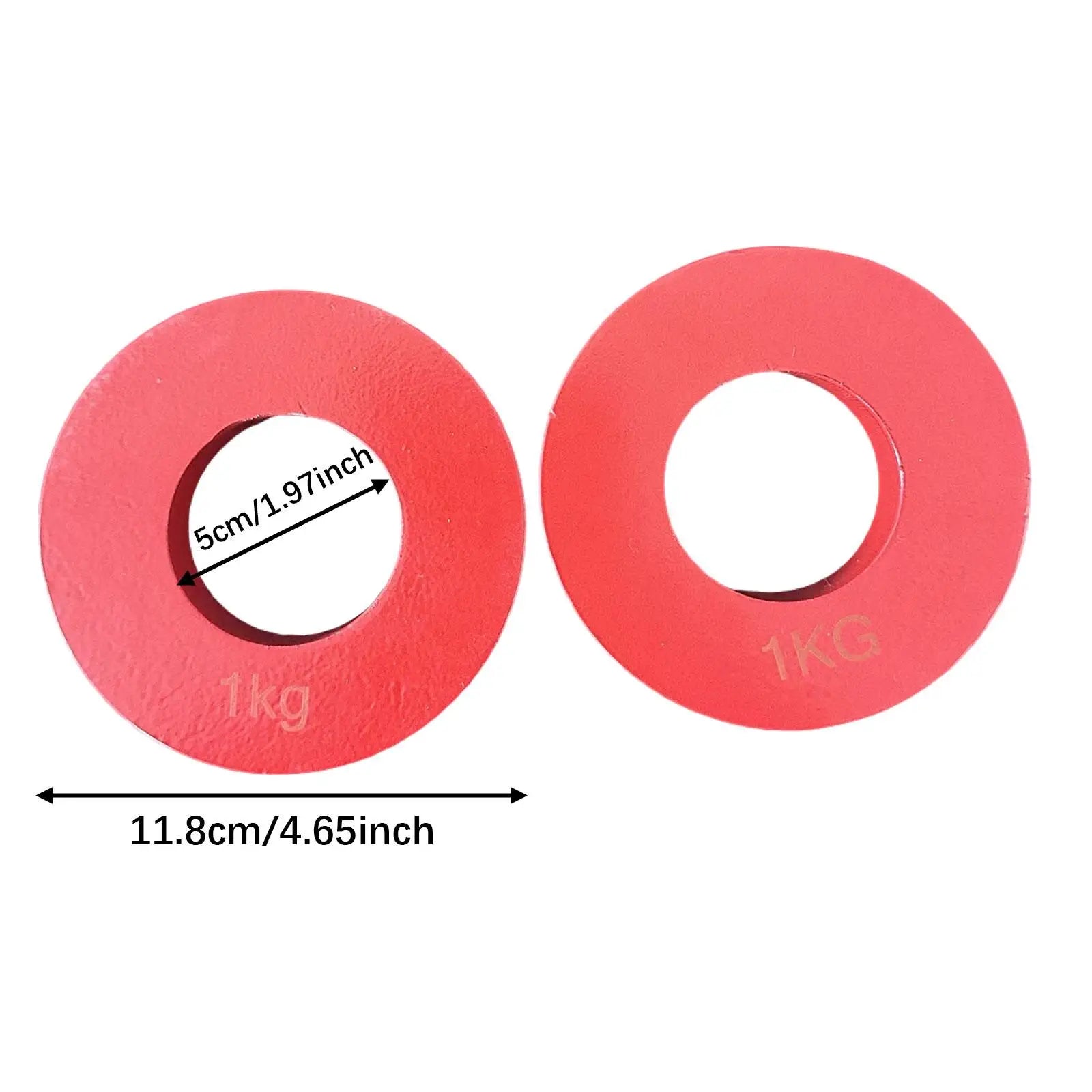 2 Pieces Barbell Plates Easy to Store