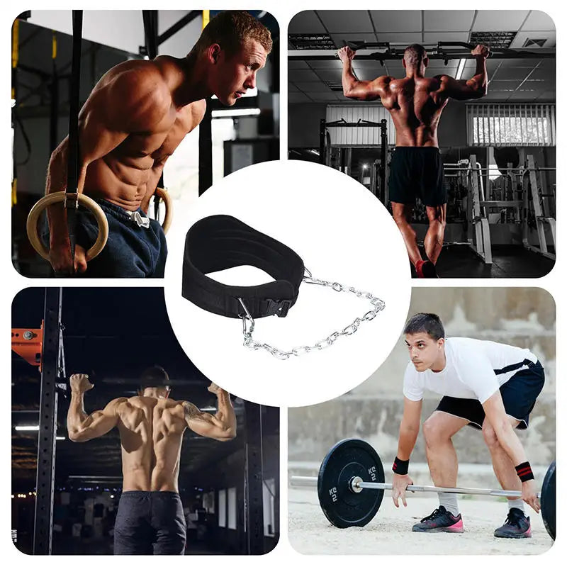 Pull Up Weight Belt Iron Chain