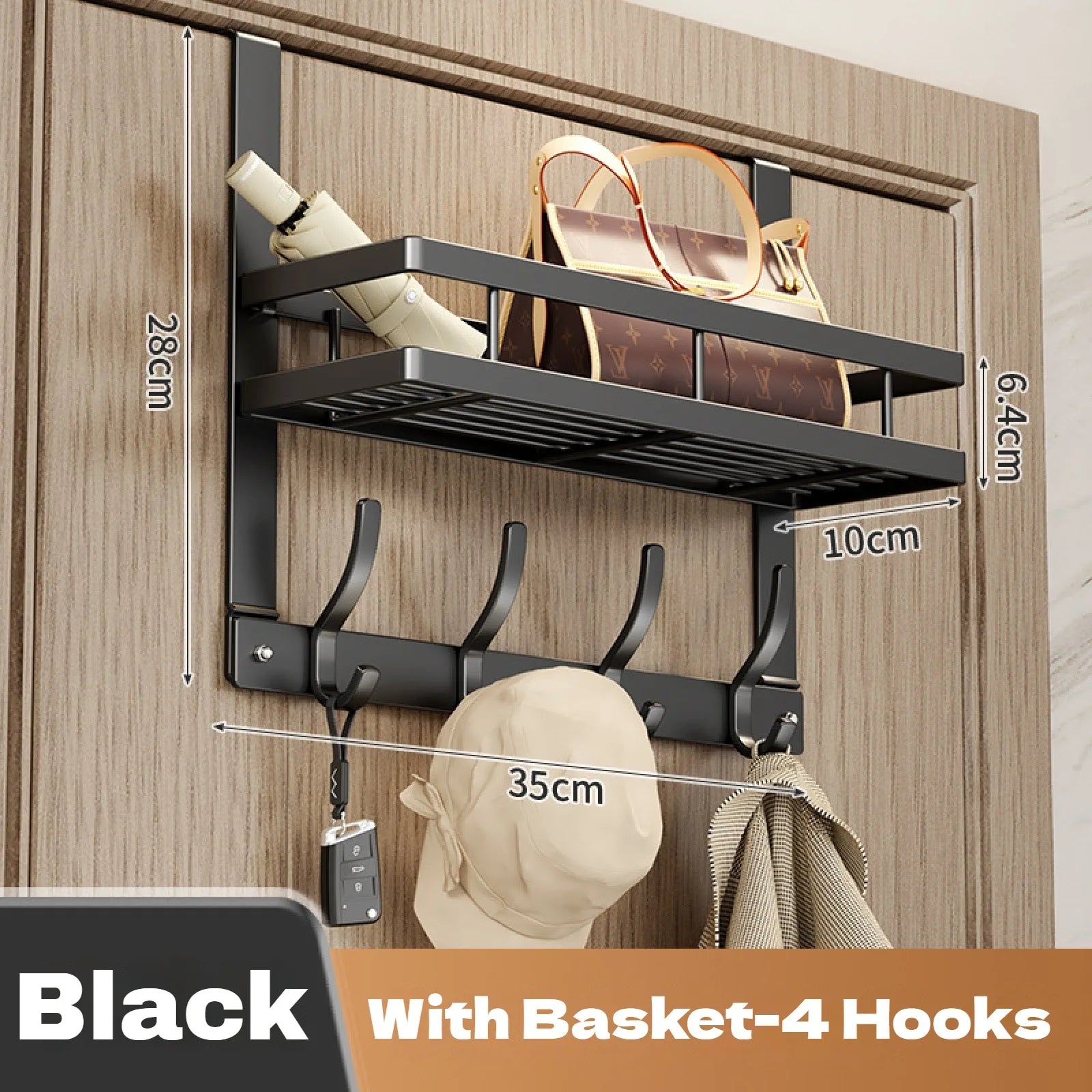 Easy-Install Over-The-Door Storage
