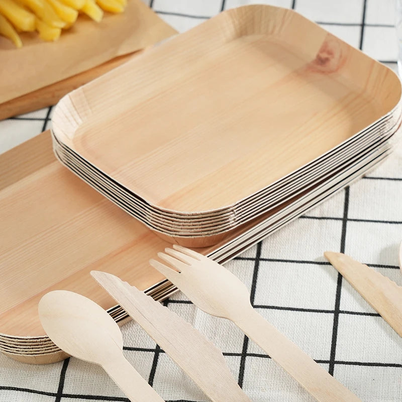 30pcs Disposable Paper Plates