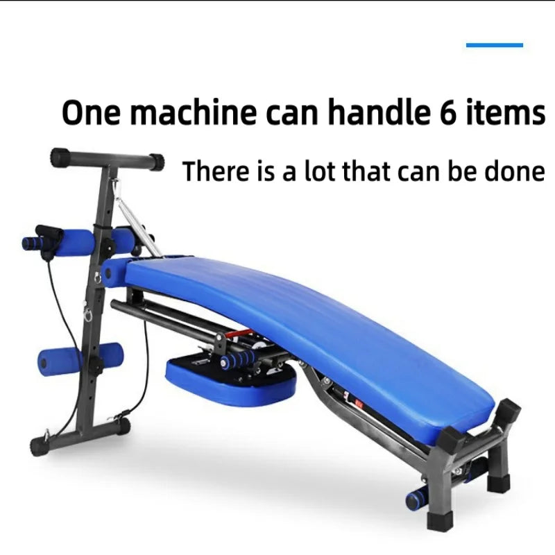 Rowing machine foldable sit-up