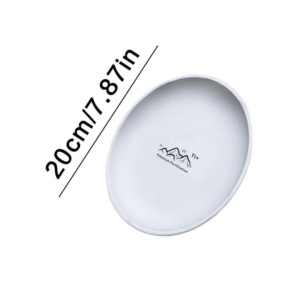 Titanium Camping Plate Multi-Purpose