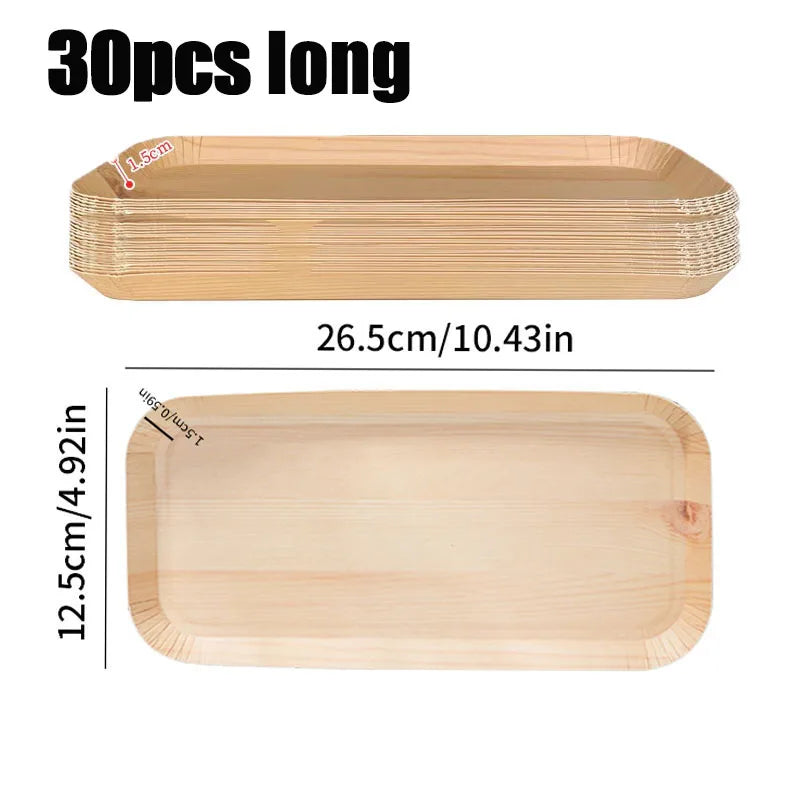 30pcs Disposable Paper Plates