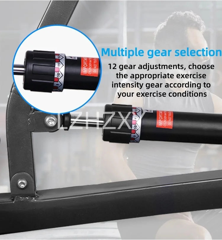 Rowing machine foldable sit-up