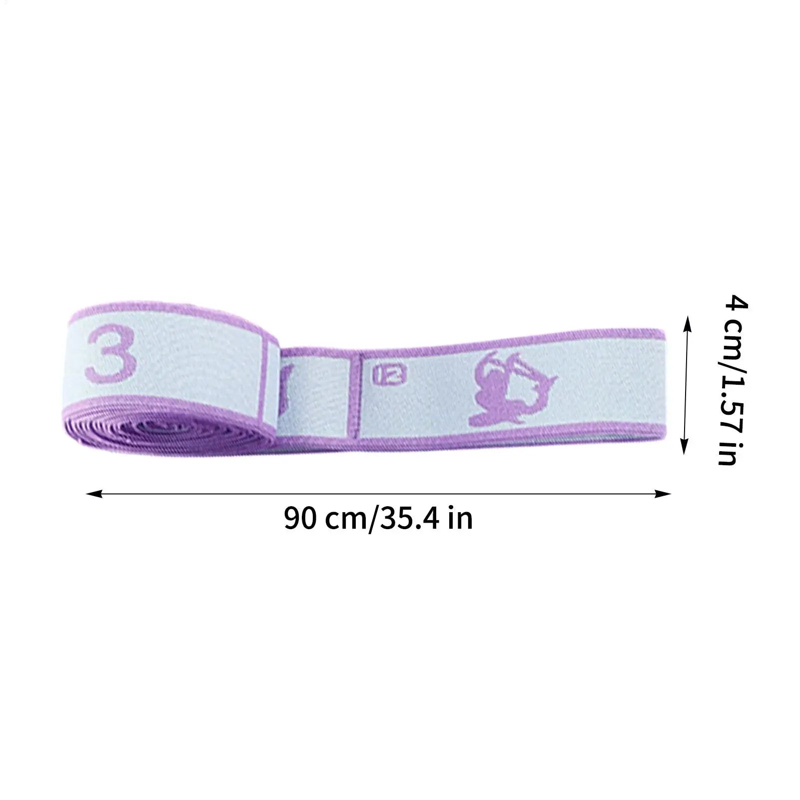 Numbered Fitness Resistance Band