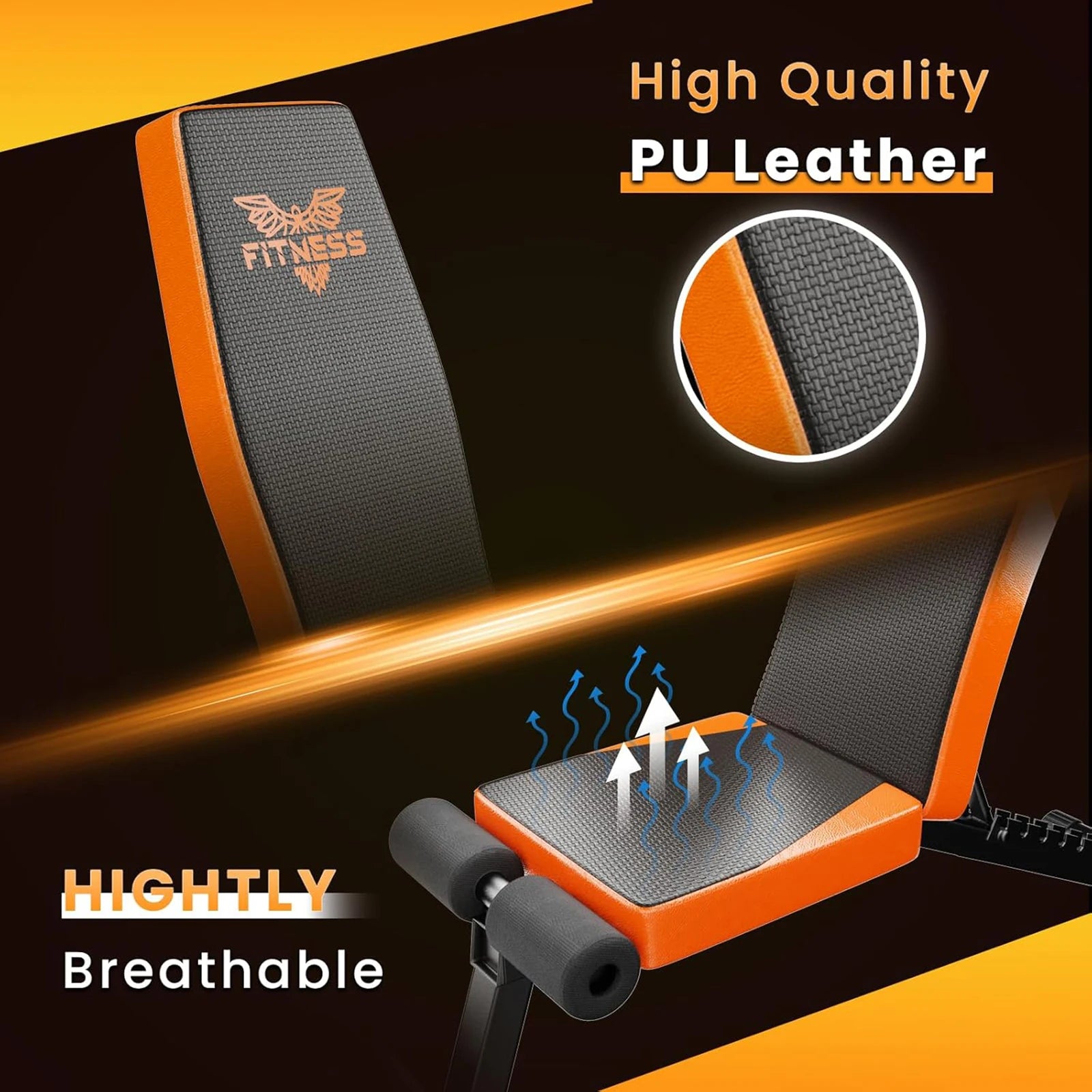 Weight Bench Foldable Adjustable