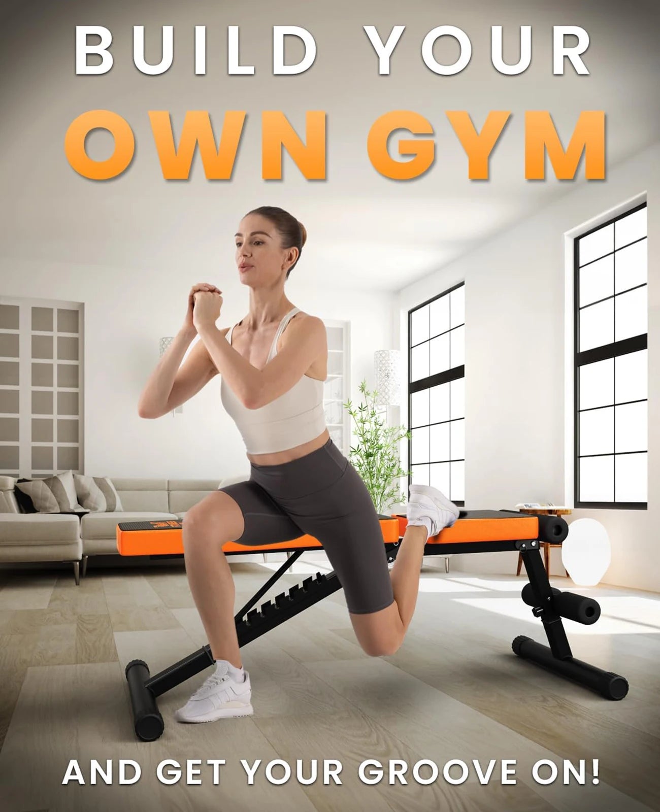 Weight Bench Foldable Adjustable