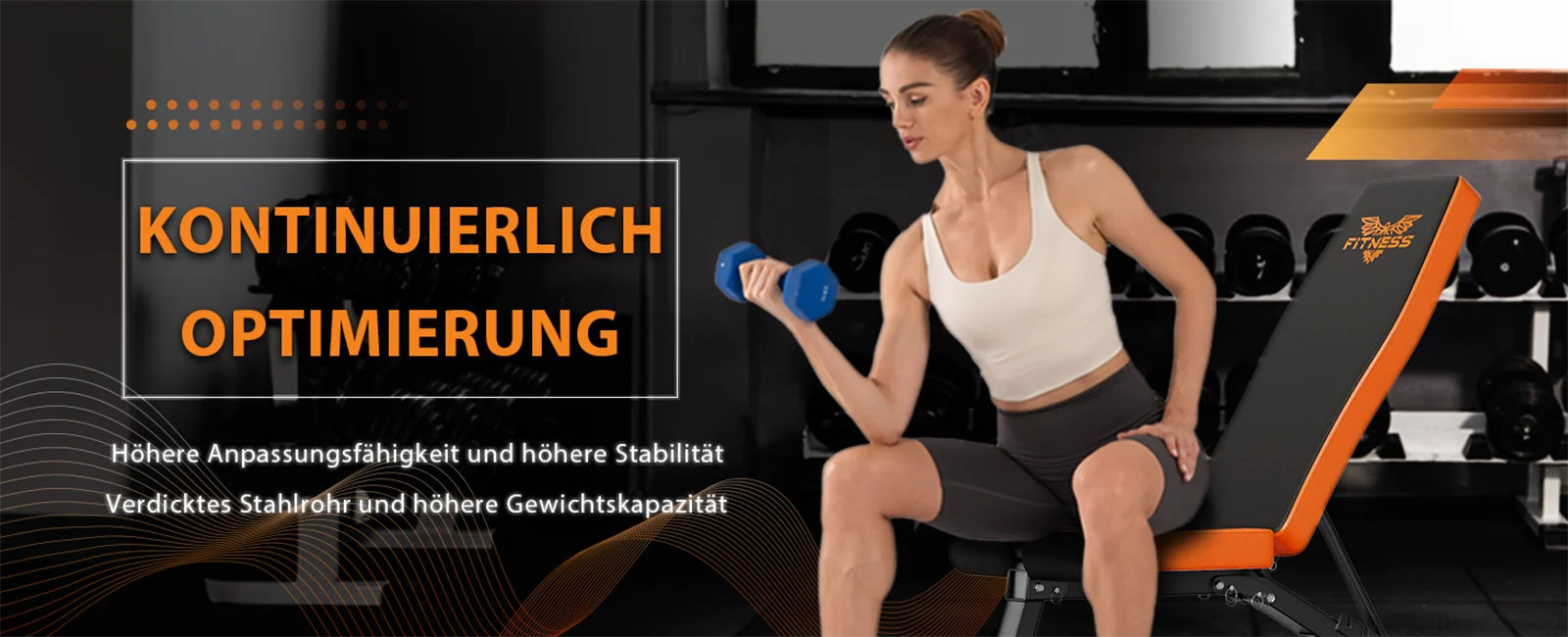 Weight Bench Foldable Adjustable