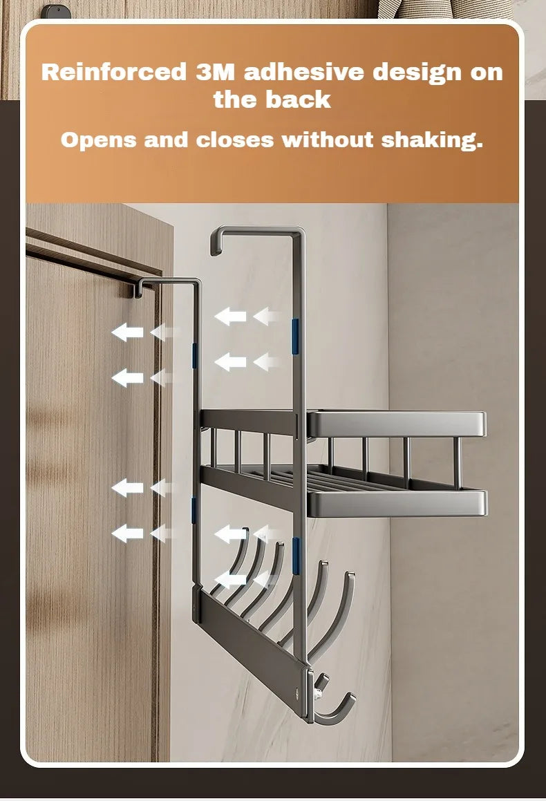 Easy-Install Over-The-Door Storage