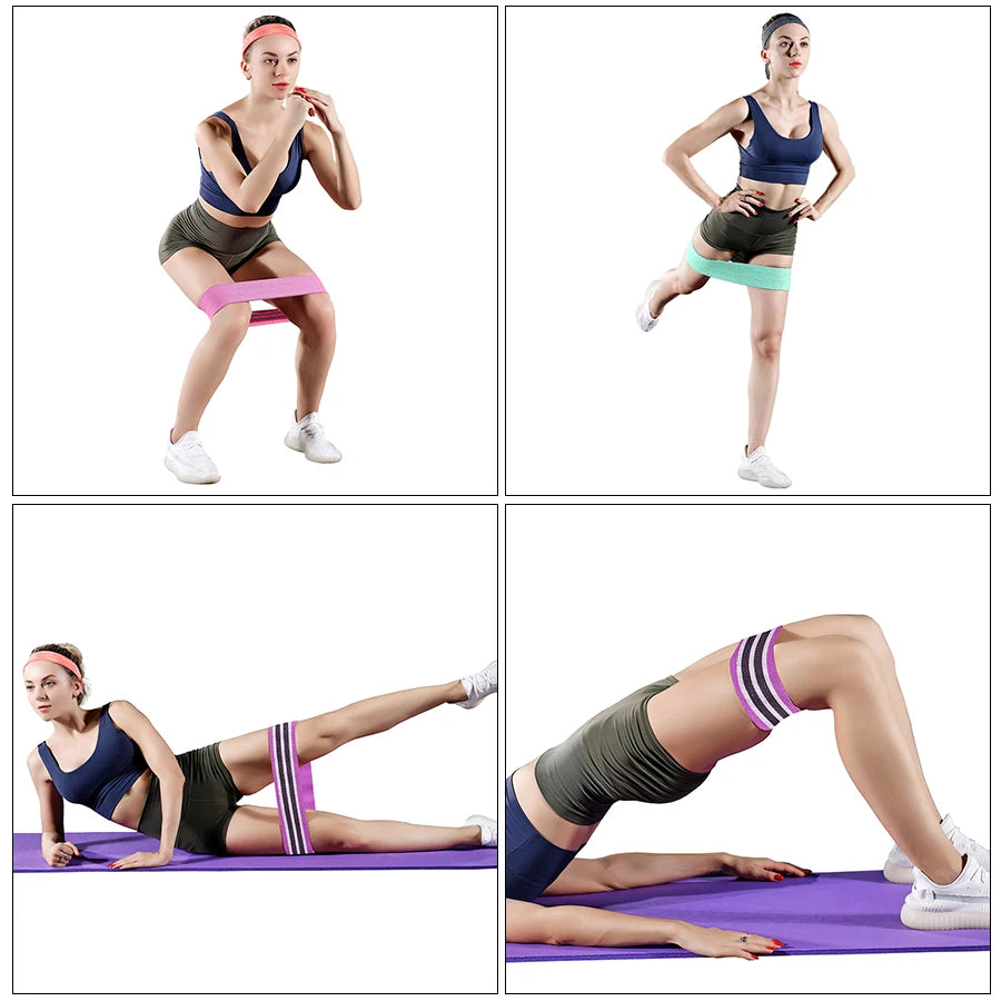 Glute Thigh Elastic Workout Bands