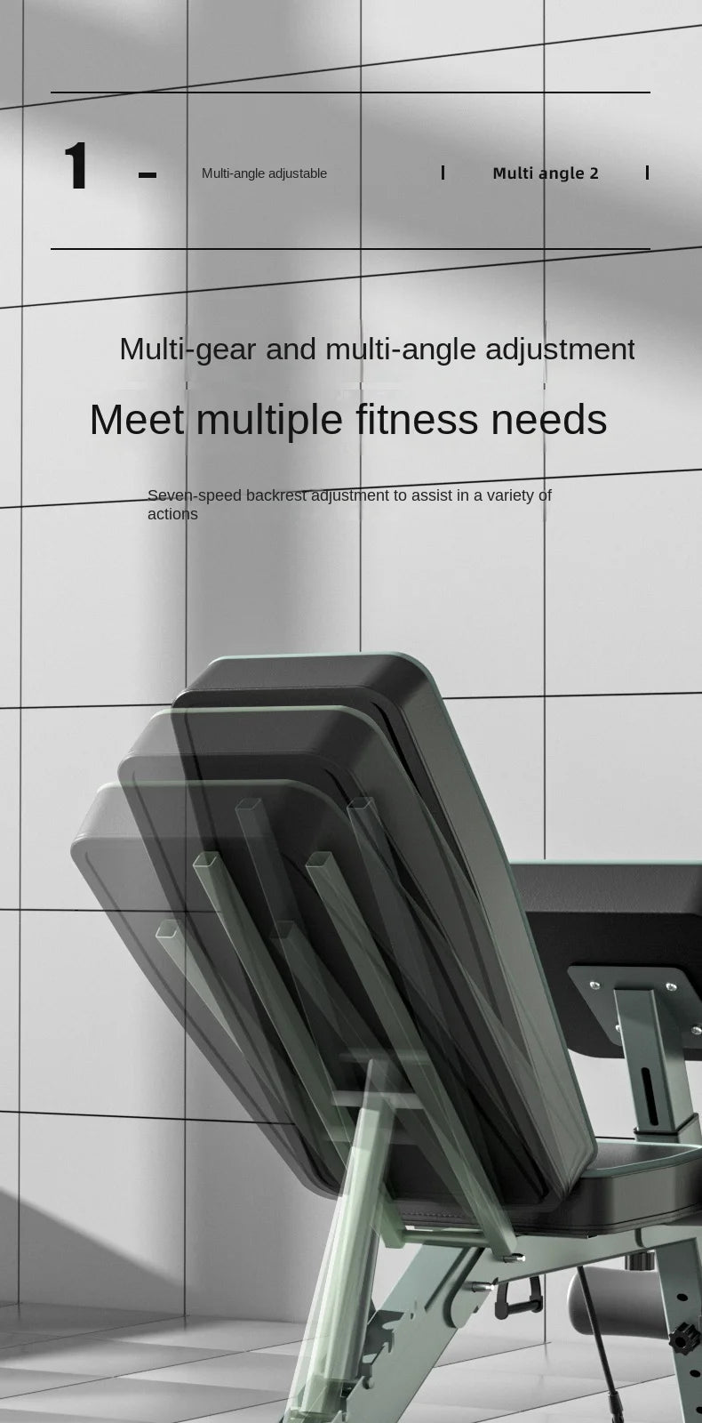 OVOZI Dumbbell Bench Home Exercise