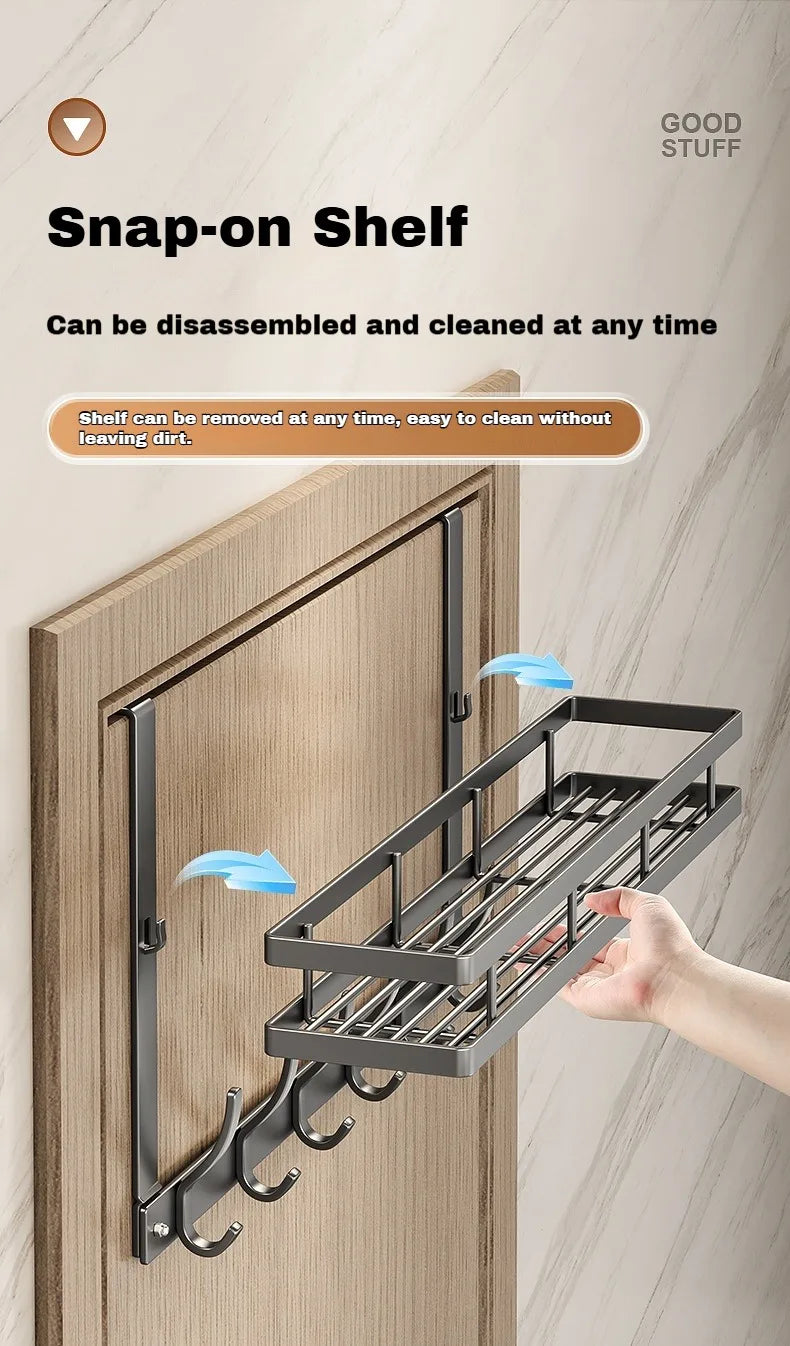Easy-Install Over-The-Door Storage