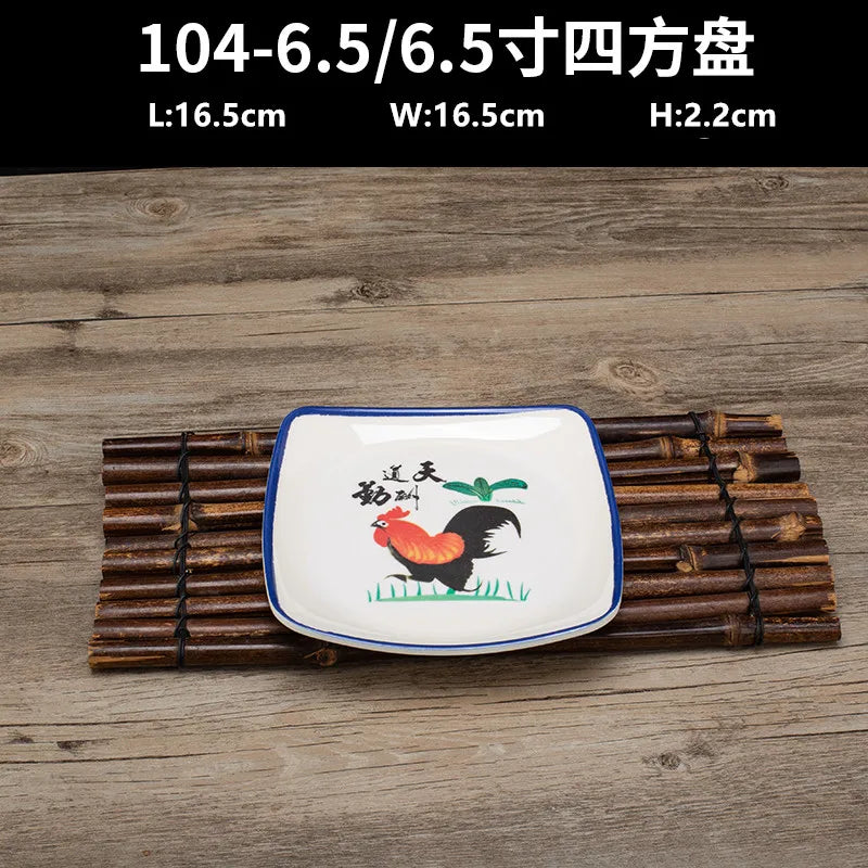 Not Easily Broken Melamine Plate