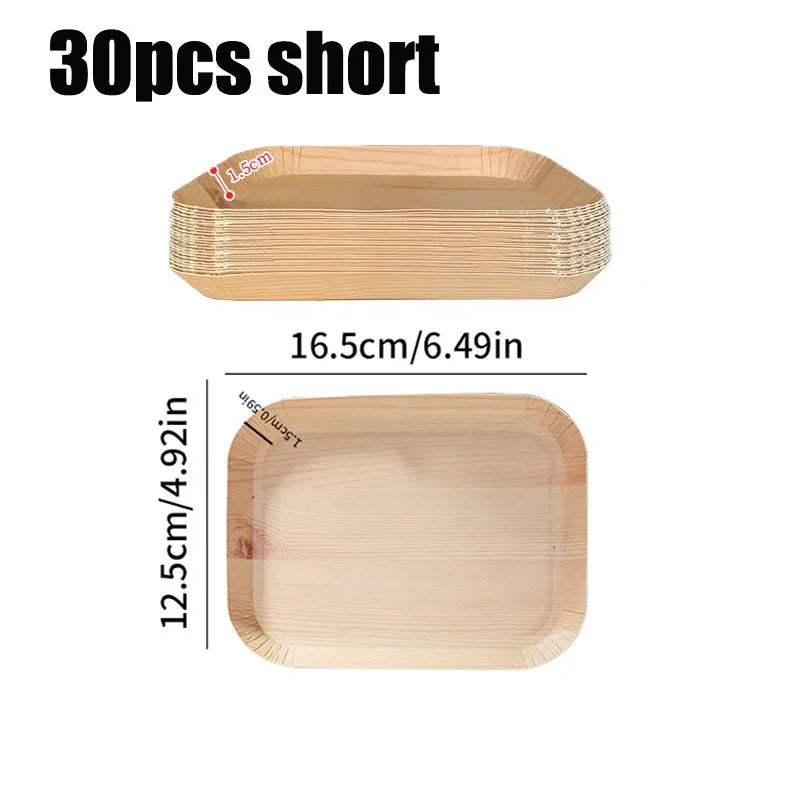 30pcs Disposable Paper Plates