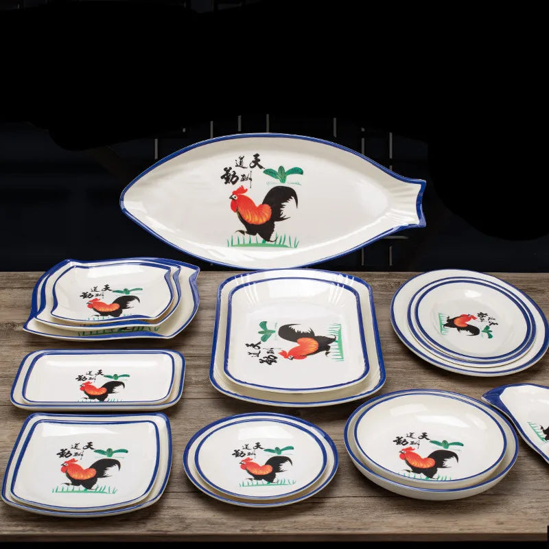 Not Easily Broken Melamine Plate