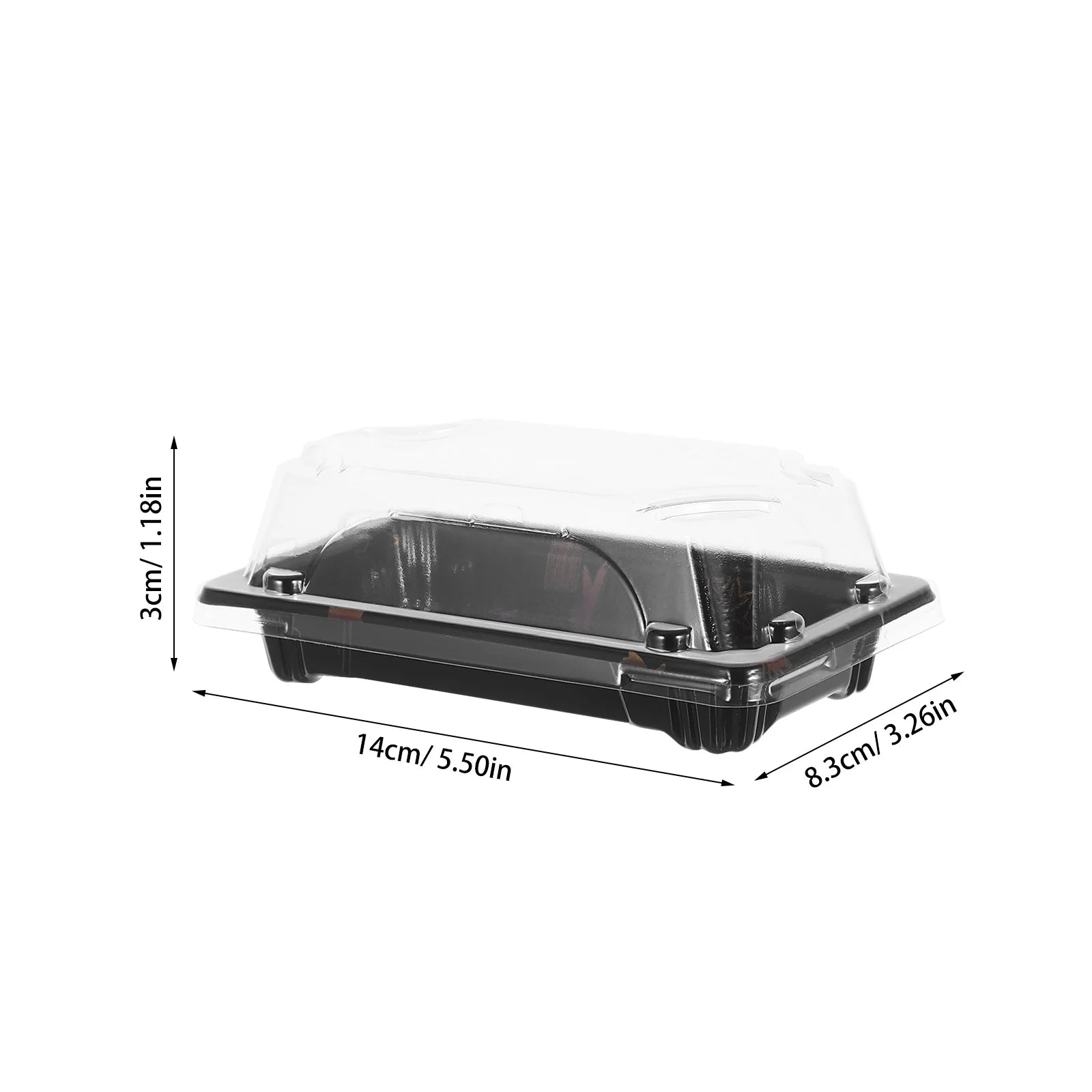 100Pcs Sushi Box Disposable Packing