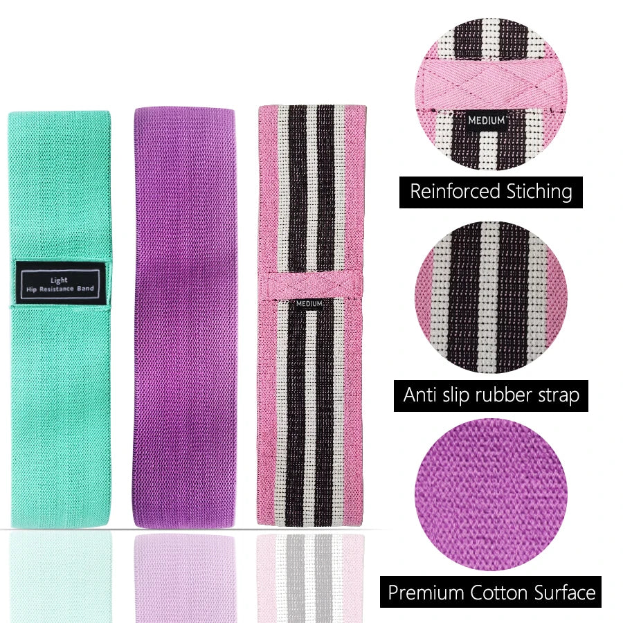 Glute Thigh Elastic Workout Bands